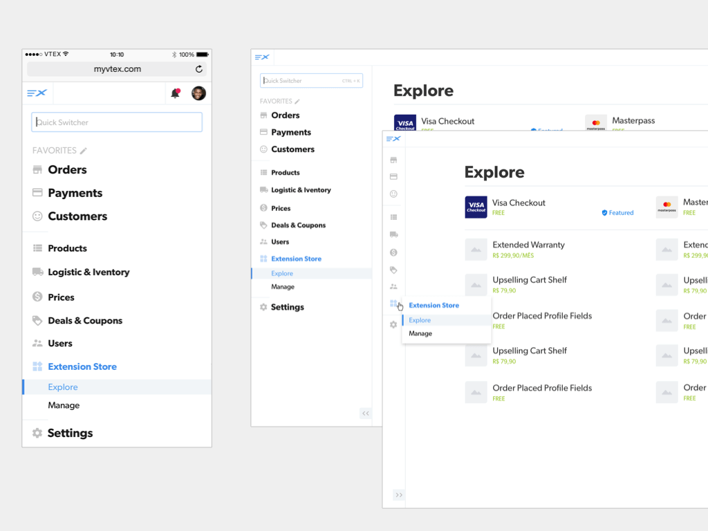 Navigation versions