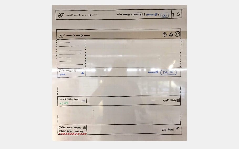 Navigation structure drafts